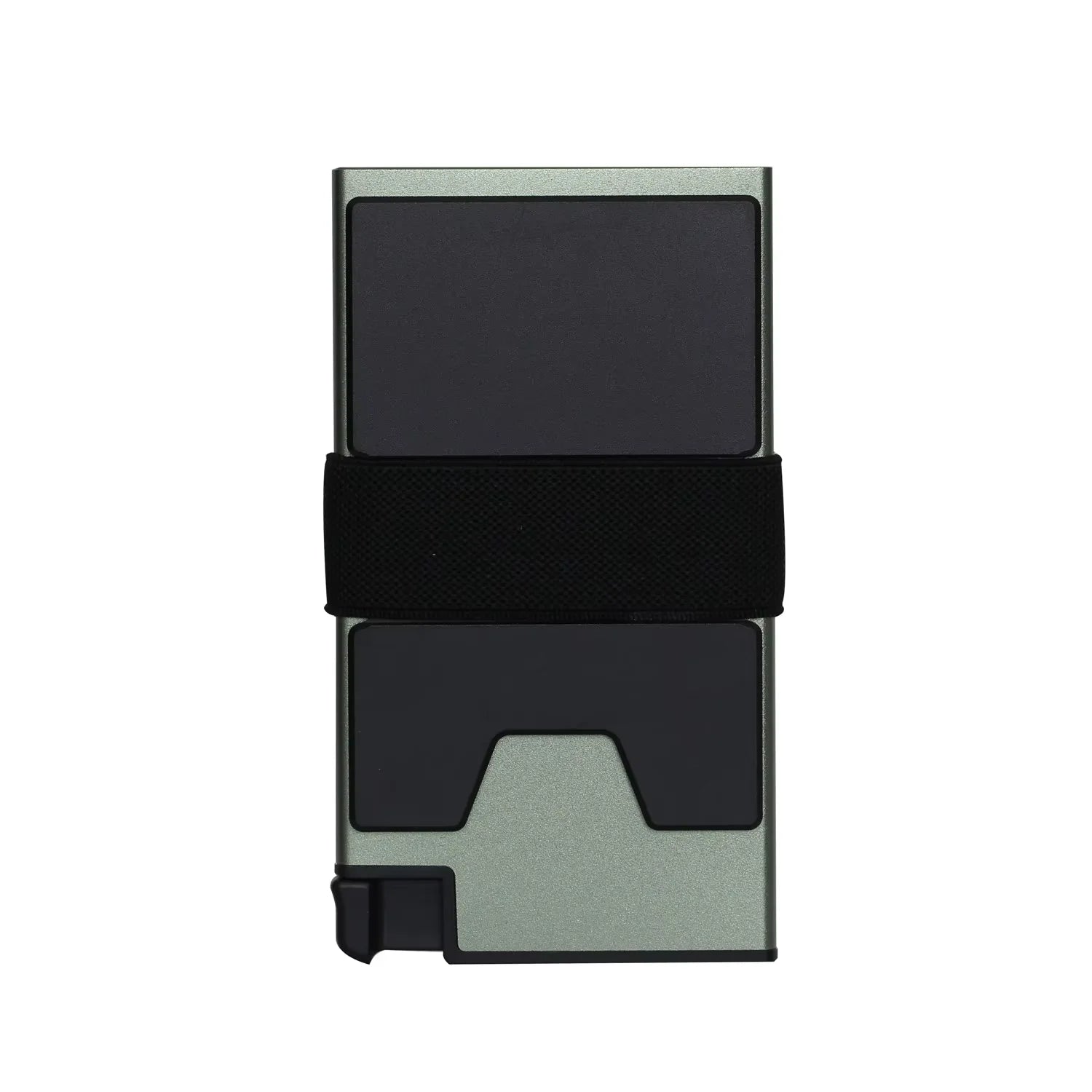 RFID Blocking Money Clip Metal Wallet Credit Card Holder With Expandable Backplate