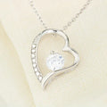 Chinese Factory Price love Heart Classic Zircon Aaa Forever love Stainless Steel Jewelry for Women
