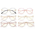 XH91215 Unisex Titanium Optical Frame 1pc Metal Butterfly Design Blue Light Blocking Vivid Color Fashion Eyeglasses Decoration