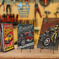 Garage Tool Retro Tinplate Sign Vintage Route 66 Vintage Printing Metal Plate Sign Garage Decor MegaBDM