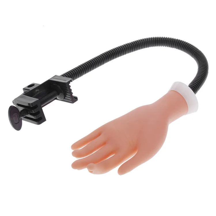 Nail Art Practice for Manicure Training Silicone Nail Practice Hand Design Beauty Salon Movable Reusable