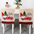 2026 Hot Selling Forest Elderly Christmas Chair Cover Stool Cover Christmas Decoration Dining Xmas Christmas Chair Cover
