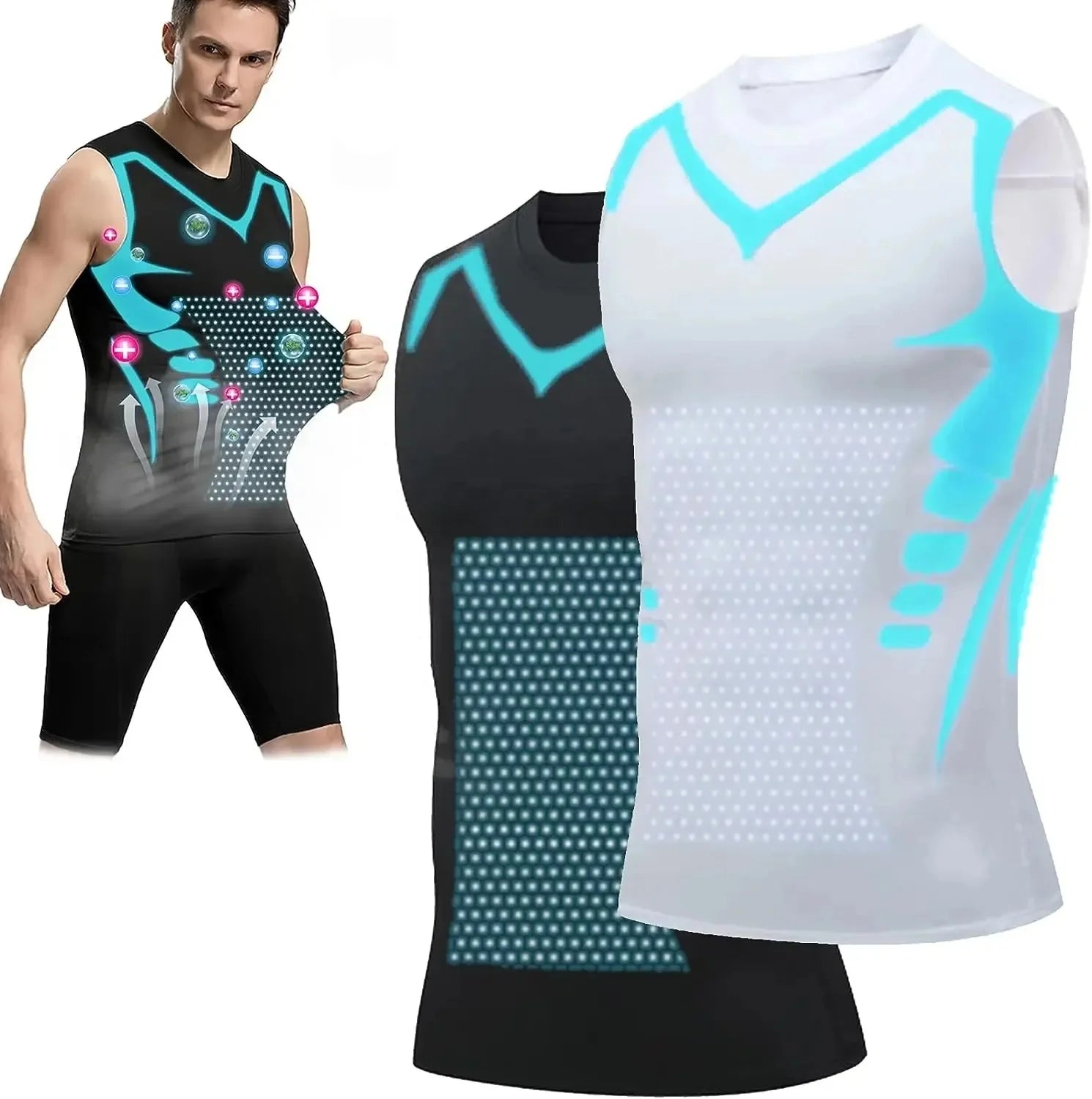 Men's Breathable Sportswear Compression Tank Top Quick Dry Sport Vest Gym Jerseys Fitness Shirt