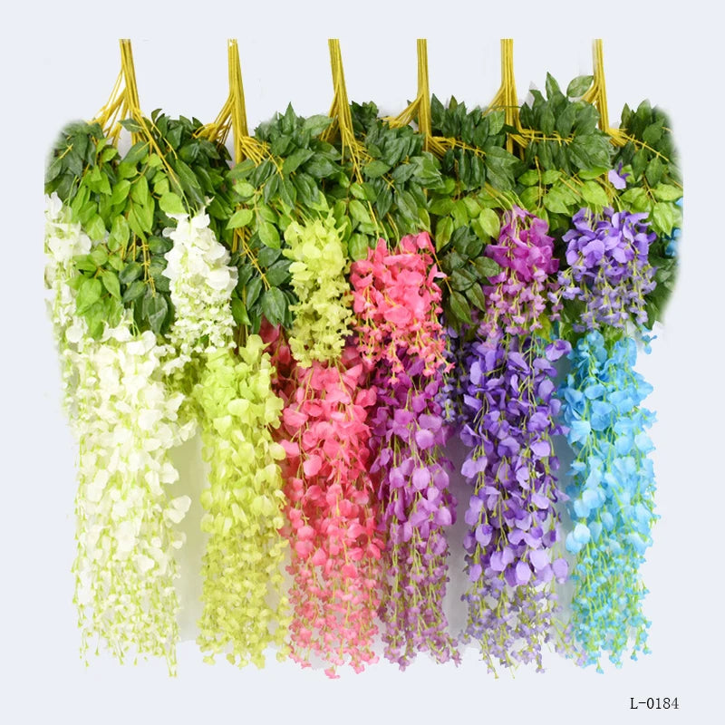 Wedding Decoration Simulation Flower  Bean Flower 6 Colors Optional Simulation Wisteria Simulation Flower