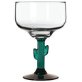 Custom Logo Classic Style Cactus-Shaped Margarita Cocktail Glass Shaker Luxury Crystal Drinkware with Plant Design for Home Use
