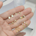 Latest 2026 New Arrival Trending Ladies Cute Plating Gold Earrings Light Luxury Statement Earrings for Girls Women