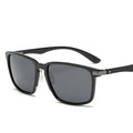 Fashion Sun Glasses Vintage Square Polarized Eyewear Rectangle Sunglasses Men