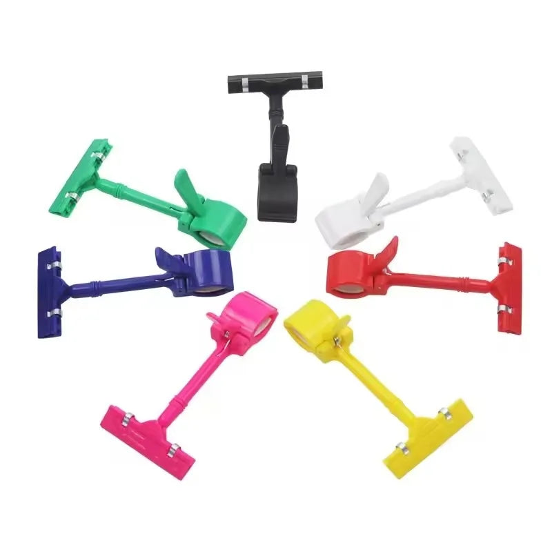 Clips Price Tag Holders POP Supermarket Display Price Label Tag Promotion Clips Holders Stand Price Holder for Hot Selling