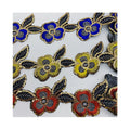 Hot Selling Sequins Lace Ribbon African Embroidered Flower Trim Tape Iron on Fabric Diy Clothes