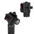 Tactical Scope Red Laser Scope Combo LED Flashlight Hunting Flashlight Sight for Outdoor with Handle