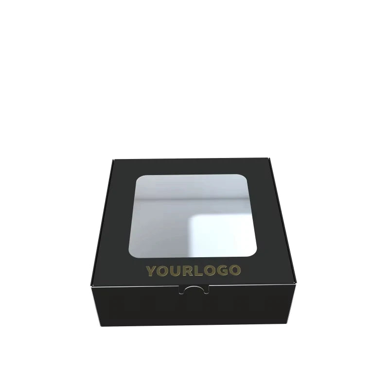 China Factory Cake Box Disposable Bakery Packaging Box Bread Roll Packaging Cake Box