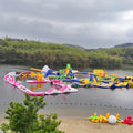 Custom Inflatable Water Park Floating Aqua Park for Resort Sea Lake Durable Inflatable Water Playground Equipment