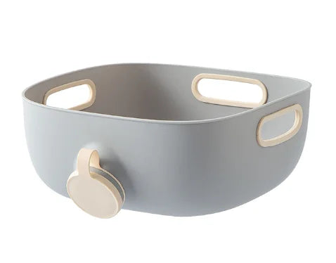 New Multi-functional Drain Basket Washing Basin Kitchen Basket Washing Vegetables Home Living Room