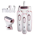 Rechargeable Hair Removal Appliance for Bikini Area/Nose/Armpit/Eyebrow Lady Hair Painless Shaver 4 in 1 Woman Electric Shaver