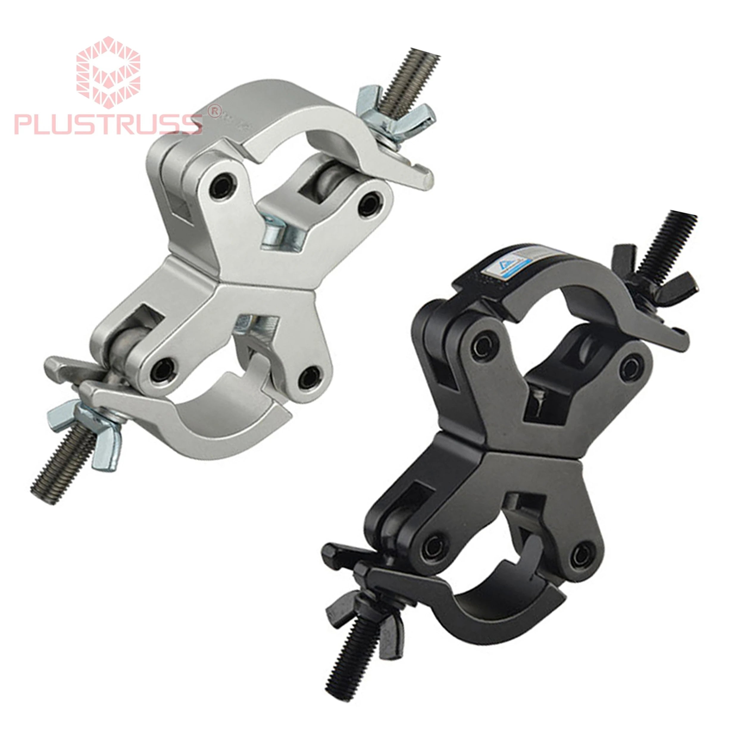 Tube 48-51mm Load 500kg Pipe Clamp Truss Hook Aluminum Stage Lighting Truss Clamp Hook X-Swivel Clamp/N 5012(500)