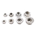 S304 Stainless Steel M8 M7 M15x1.5 Hexagon Serrated Hex Head Flange Nut