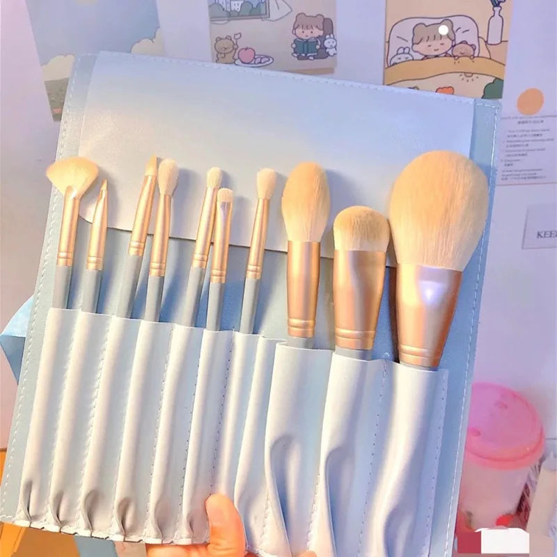 BEAUTY PLANET 10pcs Brushes for Make up High Quality Portable Makeup Brush Set Custom Logo Makeup Brush Set Professional