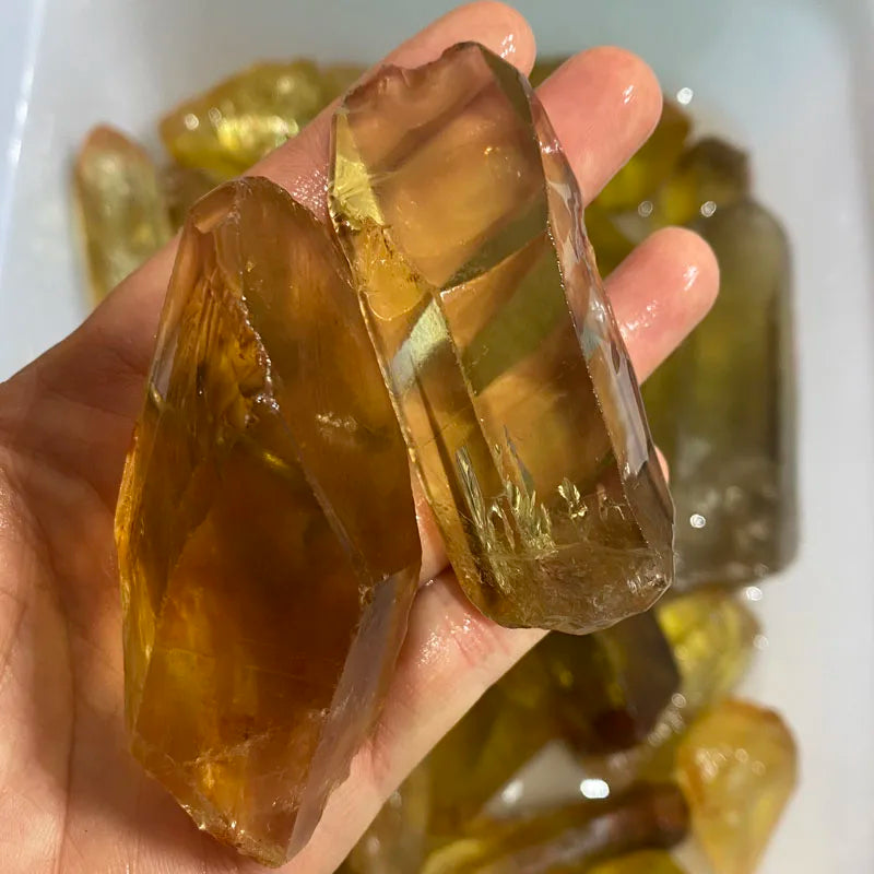 Wholesale Untrimmed Citrine Crystal Stone Bulk Rough Stone for Other Crystal Crafts