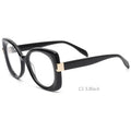 1328 New Fashion Trendy Optical Eyeglasses Thick Oversize Big Frame Glasses