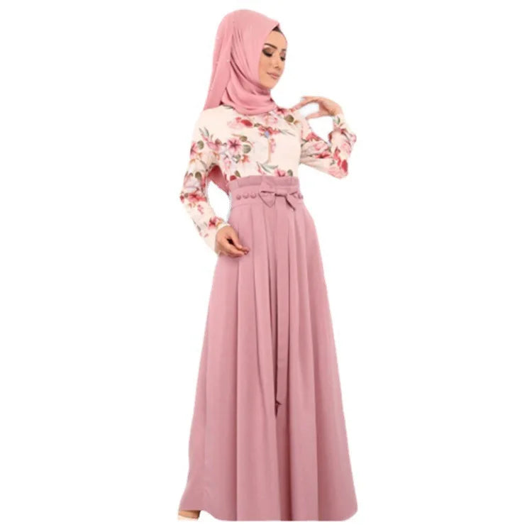 S-3XL Eid Abaya Turkey Arabic Hijab Muslim Long Dress Dubai Caftan Morocco Kaftan Abaya Women Muslim Dress