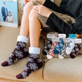 Wholesale Crew Sherpa Socks for Men Women Winter Warm Home Fleece Woven Snow Socks Comfortable Breathable Anti-Bacterial Body