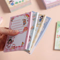 Custom Adhesive Cute Cartoon Square Memo Pad Self-Apposed Funny Note Pads Printed Stationery Paper Material