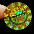 China Manufacturer Customizable 3D Holographic Anime Sticker Roll Anti-Counterfeit Label PET Material Scratch-Proof Waterproof