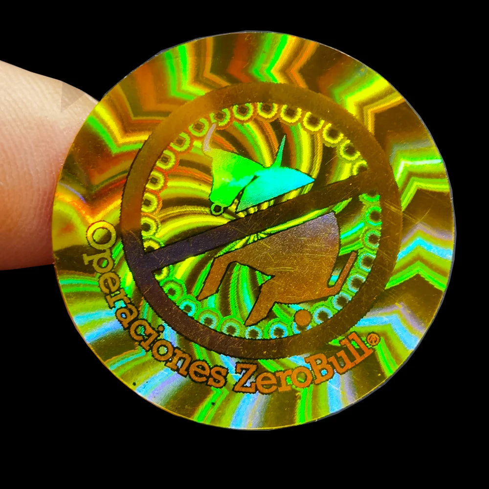 China Manufacturer Customizable 3D Holographic Anime Sticker Roll Anti-Counterfeit Label PET Material Scratch-Proof Waterproof