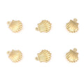 Simple Hollow Fish Charms Shell Pendant DIY Jewelry Making Necklaces Making Findings Crafts Bracelets Accessories