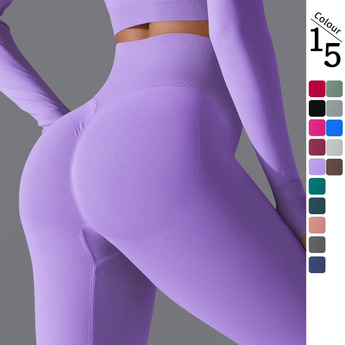 Custom Recycled Water Bottle Spandex High Waist Eco Friendly Leggings Yoga Pants Gym Leggings Tiktok Scrunch Butt Leggings