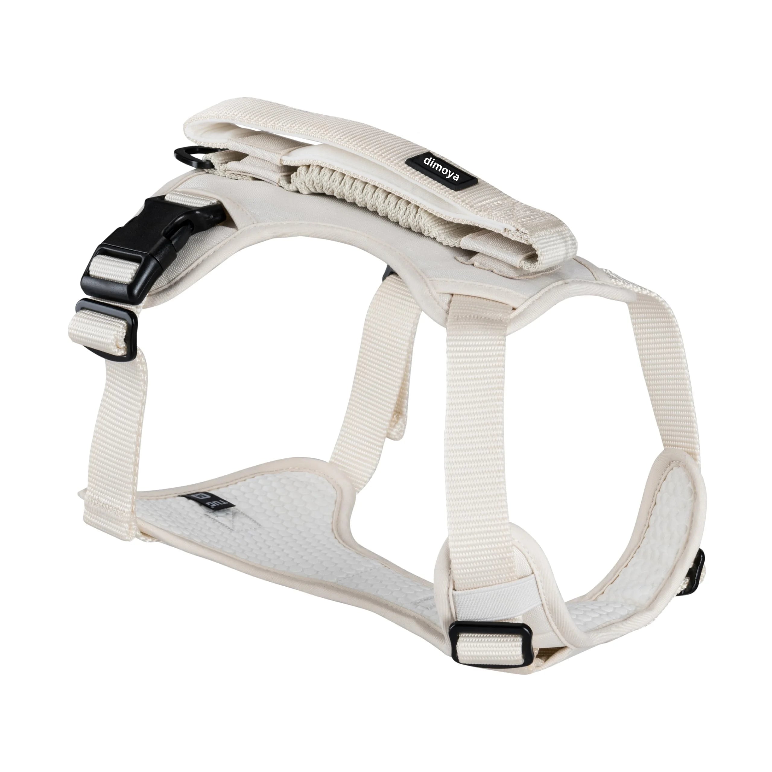 Luxury Cream Dog Harness Integrated Traffic Leash Quick Control Magnetic Attachment for Easy Dog Walking Fashion Wholesale