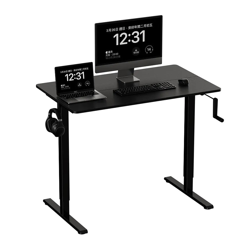 Electric Adjustable Steel Standing Desk-Modern Design Extendable & Convertible Hospital Grade Commercial Office Furniture