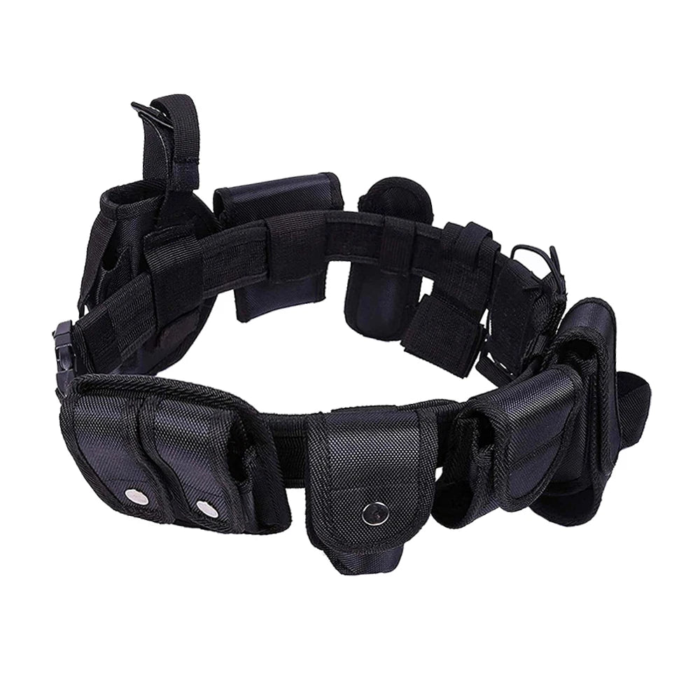 Outdoor Tactical Training Ten-Piece Set Nylon Patrol Harness CS Combat Mission with Security Room Equipped Pouches
