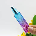 Luxury 10ml Round Glass Perfume Bottles with Gold Lid for Clear Cosmetics & Face Cream Perfect Cosmetic Container