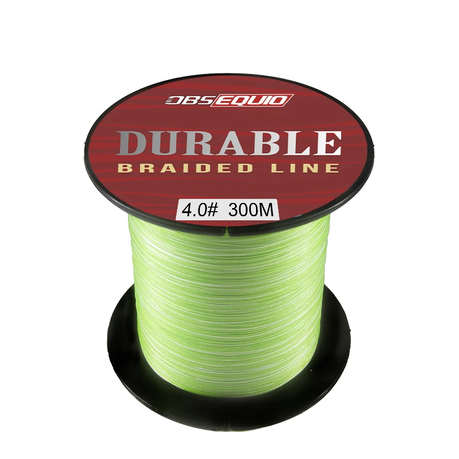 Custom 300m 8 Strand Polyethylene Braided Fishing Line Super Strong Floating River Saltwater Use Smooth High Strength