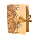 Luxury Vintage Book Shape Custom Pattern Cardboard Paper Handmade Folding Gift Cookie Chocolate Wedding Candy Box With Ribbon