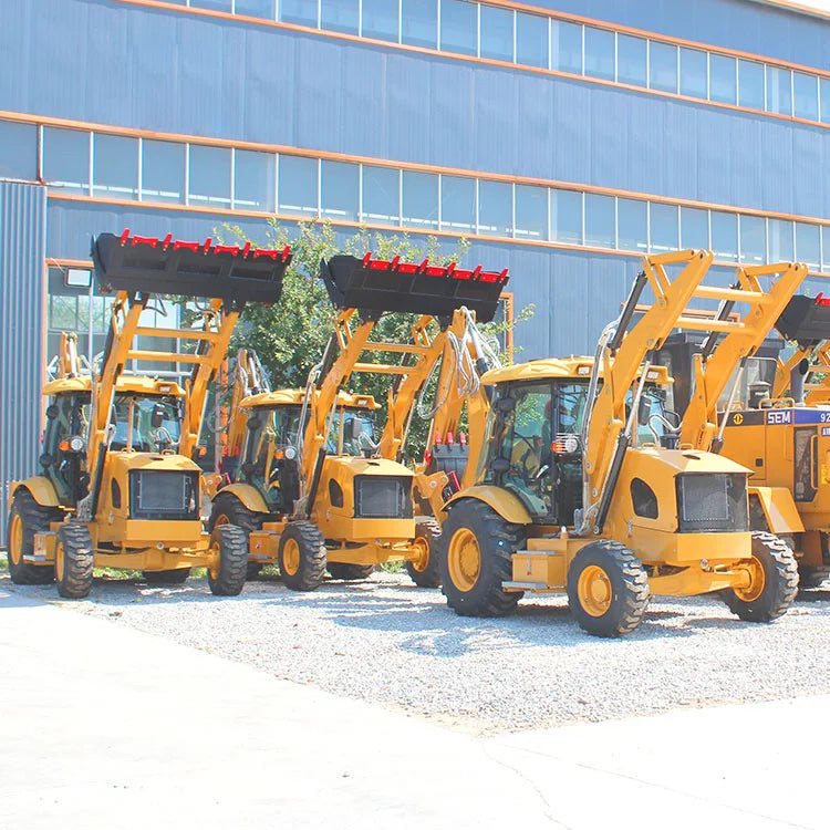 Free Shipping Backhoe Excavator Loader Tractor New Retroexcavadora Mini Backhoe Loader 4x4 Wheel/Backhoe Loader