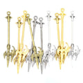 YuenZ 10pcs/bag 5 colors Alloy Pendant Animation Game Weapon Charms For DIY Handmade Jewelry Material 70*16mm M83