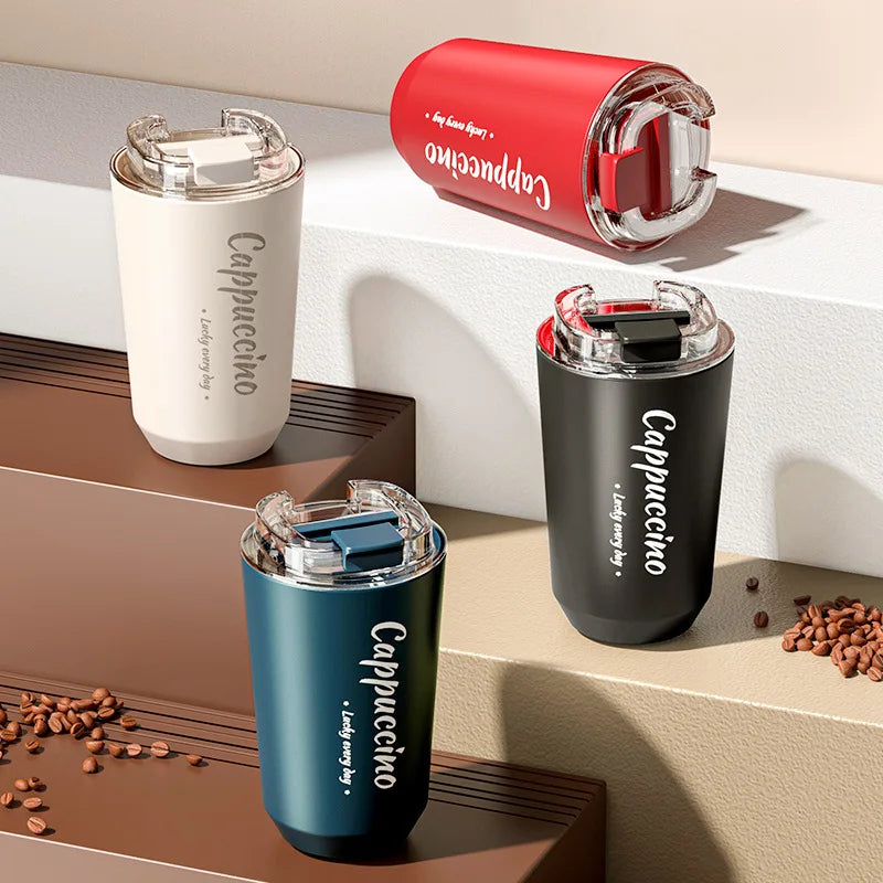Wholesale Custom logo Gift 280ml 380ml Stainless Steel Vacuum Mug Portable Double Wall Thermal InsulatedCoffee Metal Cup