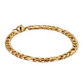 Hypoallergenic Premium Gold Plated Basic Bracelets Jewelry Accessories 1:3NK Chain Bracelet for Men Gift Daily Wear