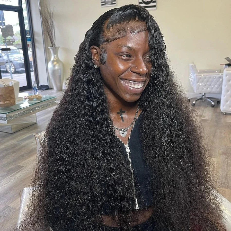 Wholesale Pre Plucked HD Transparent Front Lace Wig 100% Virgin Human Hair360 Lace Frontal Wig13x6 Full Lace Human Hair Wigs