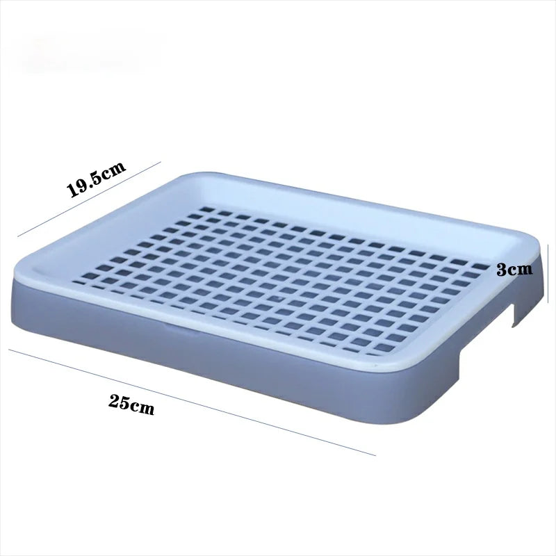 New Design Hot Sale Fashion Eco Friendly Plastic Pet Litter Box Rabbit Toliet Urinal Bedpan Drawer With Net Bottom