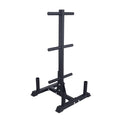 Steel and Metal Gym Barbell Bumper Weight Plates Stable Storage Rack Tree Design Bench & Racks HELFIT HR804F