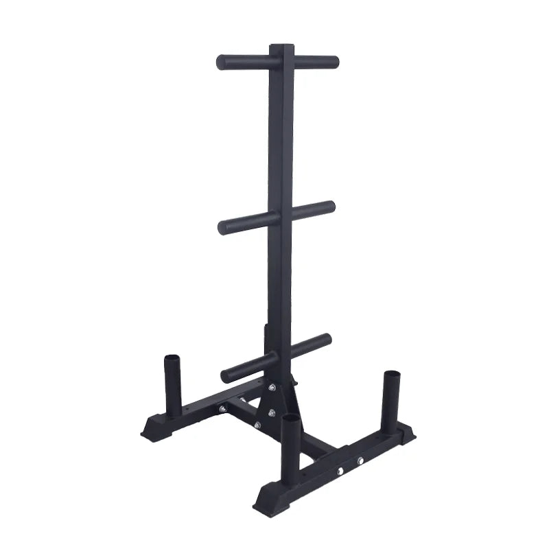 Steel and Metal Gym Barbell Bumper Weight Plates Stable Storage Rack Tree Design Bench & Racks HELFIT HR804F