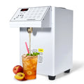 MOSEENER Syrup Dispenser Stainless Steel Food Grade Liquid Dispenser 16 Key Automatic Fructose Quantifier Bubble Tea Machine