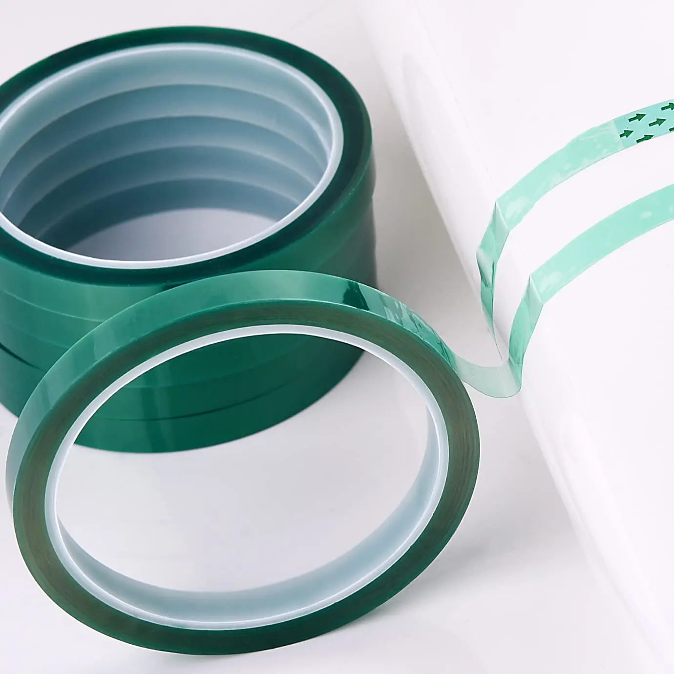 Wholesale High Temperature Resistant Connecting Spray Automotive Silicone Tape PET High Temperature Polyester Tape