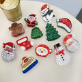 Wholesale Hair Claw Clips Acrylic Hair Clip Customize logo Fun Christmas Holiday Party Hair Claw