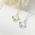 Female Gift Fashion S925 SILVER Gold Plating Custom Jewelry Korean Style Necklace