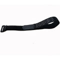 Customized Non slip Backing Silicon Hook and Loop Battery Strap Strong Flexible Black Hook and Loop Elastic Straps