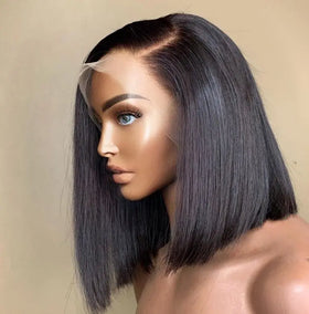 Vietnamese Raw Hair Bone Straight Wigs for Black WomenTransparent HD Glueless 4X4 5X5 Closure WIgsPixie Cut Short Bob Wigs